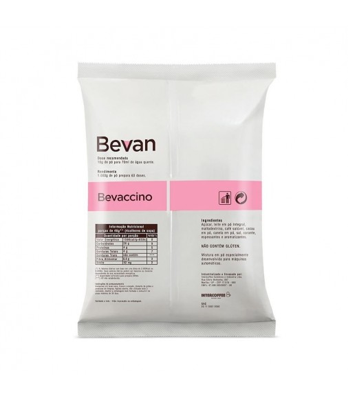 Chocolate em Pó Solúvel Bevaciocco 5kg Bevan