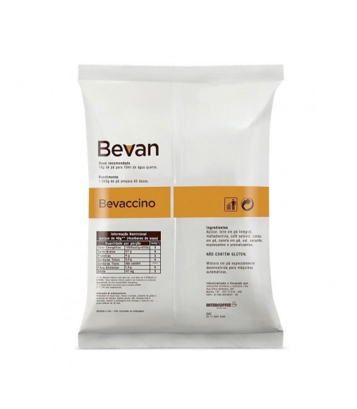 Cappuccino Solúvel Bevaccino 1kg Bevan