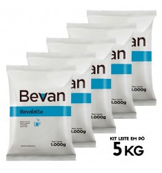 Leite em pó Solúvel Bevalatte 5kg Bevan